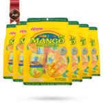 6 بسته تافی سافت کندی Soft Candy مدل نرم با طعم انبه Mango وزن 320 گرم