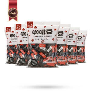 6 بسته آبنبات قرصی قهوه‌ کافی کندی گوانگ‌ دونگ Guangdong Coffee Candy وزن 200 گرم (اورجینال)