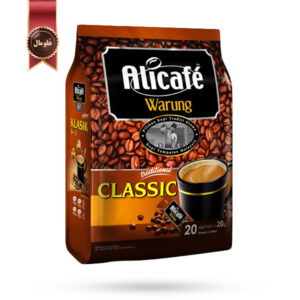 قهوه فوری علی کافه وارونگ Alicafe Warung مدل کلاسیک Klasik پک 20 ساشه ای