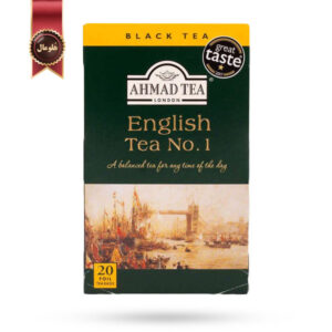 چای سیاه احمد Ahmad Tea مدل انگلیسی شماره یک English No.1 پک 20 تایی