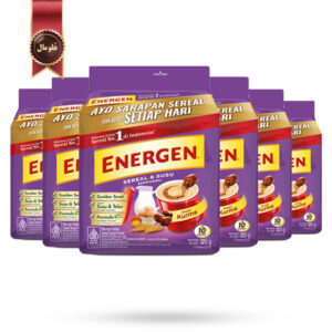 6 بسته پودر غلات فوری انرژن Energen طعم خرما kurma بسته 10 عددی