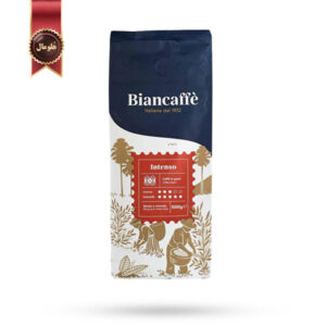 دانه قهوه بیان کافی Biancaffe مدل اینتنسو Intenso وزن 1000 گرم