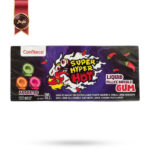 آدامس بادکنکی کانفیتکا سوپر هایپر هات Super Hyper Hot Confiteca با طعم متنوع و مغزی تند assorted بسته 60 عددی (اورجینال)