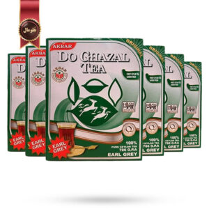 6 بسته چای دو غزال Do Ghazal مدل ارل گری Earl Grey وزن 500 گرم