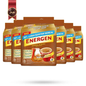 6 بسته پودر غلات فوری انرژن Energen طعم شکلات Cokelat بسته 10 عددی