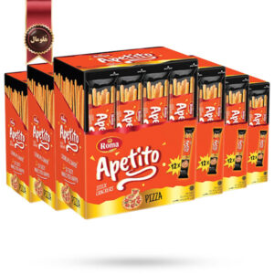 6 بسته چوب شور آپتیتو روما Roma Apetito طعم پیتزا Pizza پک 12 تایی (اورجینال)