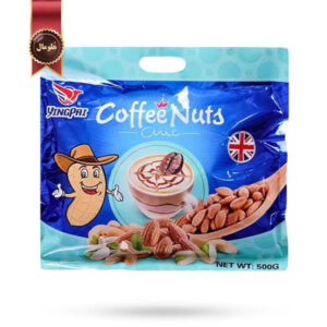 شکلات مغز دار یینگ پی Yingpai مدل کافی ناتس با طعم قهوه Coffee Nuts وزن 500 گرم (اورجینال)