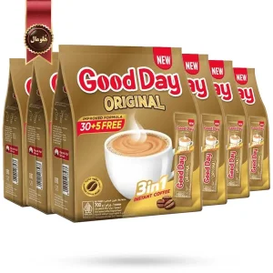 6 بسته کافی میکس گوددی good day مدل اورجینال original پک 35 ساشه ای (اورجینال)
