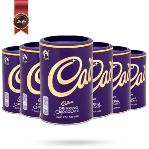6 عدد پودر هات چاکلت قوطی کدبری cadbury وزن 250 گرم (اورجینال)