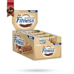 شکلات غلات فیتنس نستله Nestle fitness مدل طعم کاپوچینو Cappuccino پک 16 تایی (اورجینال)