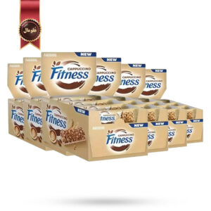 6 بسته شکلات غلات فیتنس نستله Nestle fitness مدل طعم کاپوچینو Cappuccino پک 16 تایی (اورجینال)
