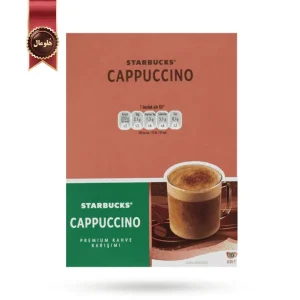قهوه فوری استارباکس starbucks مدل کاپوچینو cappuccino پک 10 ساشه ای (اورجینال)