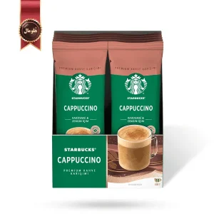 6 بسته قهوه فوری استارباکس مدل کاپوچینو starbucks cappuccino پک 10 ساشه ای (اورجینال)
