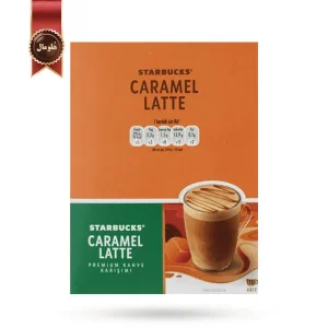 قهوه فوری استارباکس starbucks مدل کارامل لاته caramel latte پک 10 ساشه ای (اورجینال)