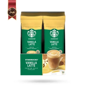 6 بسته قهوه فوری استارباکس مدل وانیل لاته starbucks vanilla latte پک 10 ساشه ای (اورجینال)