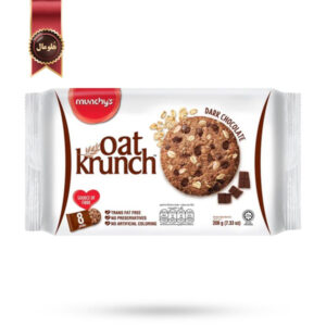 کوکی اوت کرانچ مانچیز Munchy’s Oat Krunch طعم شکلات تلخ Dark Chocolate پک 8 تایی (اورجینال)
