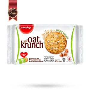 کوکی اوت کرانچ مانچیز Munchy’s Oat Krunch طعم فندق‌ تکه‌ای Chunky Hazelnut پک 8 تایی (اورجینال)