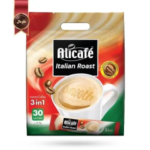 کافی میکس علی کافه Alicafe مدل رست ایتالیایی Italian Roast پک 30 ساشه ای (اورجینال)