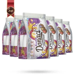 6 بسته شکلات دوناچی Donaci مدل نارگیلی میوه ای Fruity Coconut یک کیلویی (اورجینال)