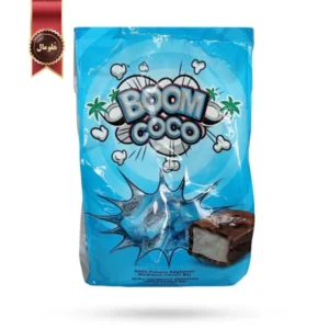 شکلات بوم کوکو Boom Coco مدل شکلات شیری با نارگیل Milky Chocolate With Coconut یک کیلویی (اورجینال)
