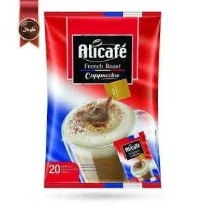 کاپوچینو علی کافه Alicafe مدل فرنچ رست French Roast پک 20 ساشه ای (اورجینال)