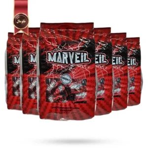 6 بسته شکلات مارویل Marveil مدل شیری با نوقا Milky Nougat Bar یک کیلویی (اورجینال)
