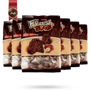 6 بسته شکلات‌ توپی فلش بگ سی سی Cici Flash Bag مدل طعم فندق Hazelnut وزن 400 گرم (اورجینال)