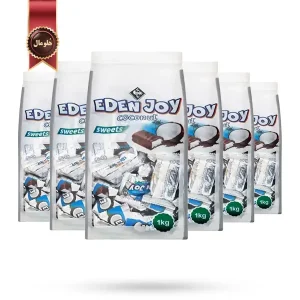 6 بسته شکلات ایدن جوی ژیتومیر Zhytomyr Eden Joy مدل نارگیلی Coconut یک کیلویی (اورجینال)