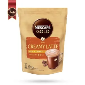 نسکافه گلد NESCAFE GOLD مدل کرما لته creamy latte پک 12 ساشه ای (اورجینال)