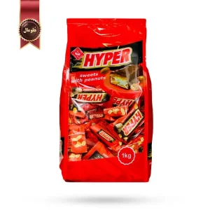 شکلات‌ هایپر ژیتومیر Zhytomyr Hyper مدل بادام زمینی with peanuts یک کیلویی (اورجینال)