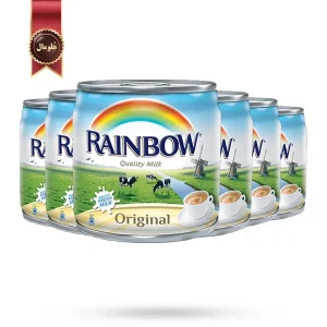 6 عدد شیر مایع ابوقوس RAINBOW مدل اورجینال Original وزن 170 گرم (اورجینال)