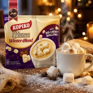 20 بسته کافی‌ میکس کوپیکو مدل شیری با مارشمالو Kopiko Blanca with mallows پک 2 تایی (اورجینال)