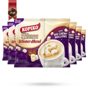 20 بسته کافی میکس کوپیکو مدل شیری با مارشمالو Kopiko Blanca with mallows پک 2 تایی (اورجینال)